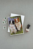 Border Collie Patrol Greeting Cards and Envelopes Pack of 8