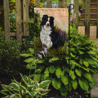 Border Collie Simplicity Flag Garden Size PPP3031GF - Precious Pet Paintings