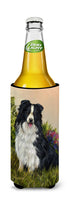 Border Collie Simplicity Ultra Hugger for slim cans PPP3031MUK - Precious Pet Paintings