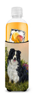 Border Collie Simplicity Ultra Hugger for slim cans PPP3031MUK - Precious Pet Paintings