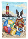 Buy this Boston Terrier Beach Baby Flag Canvas House Size PPP3032CHF