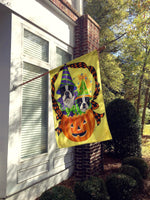 Boston Terrier Halloweenies Flag Canvas House Size PPP3033CHF - Precious Pet Paintings