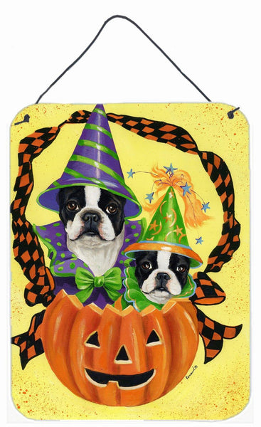 Buy this Boston Terrier Halloweenies Wall or Door Hanging Prints PPP3033DS1216