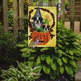 Boston Terrier Halloweenies Flag Garden Size PPP3033GF - Precious Pet Paintings