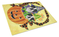 Buy this Boston Terrier Halloweenies Glass Cutting Board Large PPP3033LCB