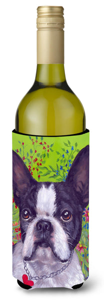 Buy this Boston Terrier Jungle Wine Bottle Hugger PPP3034LITERK