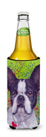 Boston Terrier Jungle Ultra Hugger for slim cans PPP3034MUK - Precious Pet Paintings