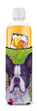 Boston Terrier Jungle Ultra Hugger for slim cans PPP3034MUK - Precious Pet Paintings