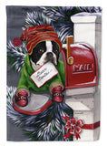 Buy this Boston Terrier Letter to Santa Christmas Flag Garden Size PPP3035GF