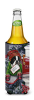 Boston Terrier Letter to Santa Christmas Ultra Hugger for slim cans PPP3035MUK - Precious Pet Paintings
