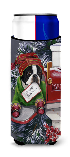 Buy this Boston Terrier Letter to Santa Christmas Ultra Hugger for slim cans PPP3035MUK