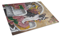 Buy this Boston Terrier Patio Gems Glass Cutting Board Large PPP3036LCB