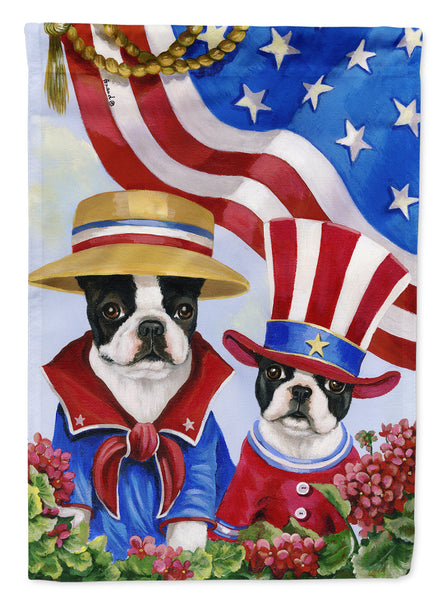 Buy this Boston Terrier USA Flag Canvas House Size PPP3038CHF