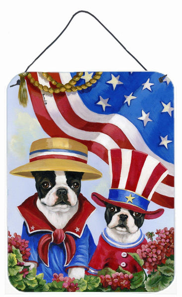 Buy this Boston Terrier USA Wall or Door Hanging Prints PPP3038DS1216