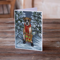 Boxer Let's Play Christmas Greeting Cards and Envelopes Pack of 8