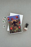 Brussels Griffon Peek a Boo Greeting Cards and Envelopes Pack of 8