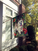Cairn Terrier Apples Flag Canvas House Size PPP3042CHF
