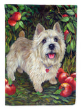 Buy this Cairn Terrier Apples Flag Canvas House Size PPP3042CHF