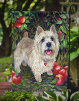 Cairn Terrier Apples Flag Garden Size PPP3042GF