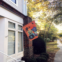 Cairn Terrier Pirates Halloween Flag Canvas House Size PPP3043CHF