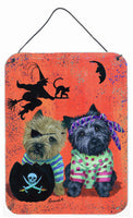 Buy this Cairn Terrier Pirates Halloween Wall or Door Hanging Prints PPP3043DS1216