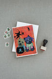 Cairn Terrier Pirates Halloween Greeting Cards and Envelopes Pack of 8