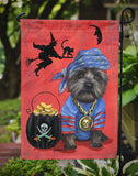 Cairn Terrier Black Pirate Halloween Flag Garden Size PPP3044GF