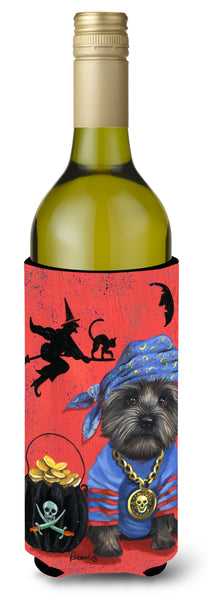 Buy this Cairn Terrier Black Pirate Halloween Wine Bottle Hugger PPP3044LITERK