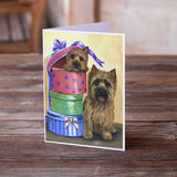 Cairn Terrier Boudoir Greeting Cards and Envelopes Pack of 8