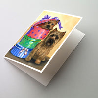 Buy this Cairn Terrier Boudoir Greeting Cards and Envelopes Pack of 8