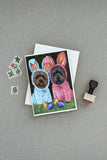 Cairn Terrier Easter Bunnies Greeting Cards and Envelopes Pack of 8