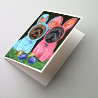 Buy this Cairn Terrier Easter Bunnies Greeting Cards and Envelopes Pack of 8