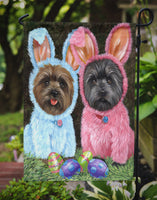 Cairn Terrier Easter Bunnies Flag Garden Size PPP3046GF