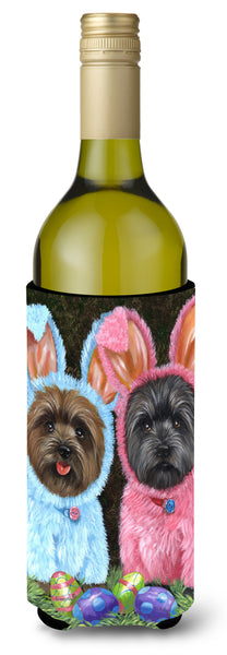 Buy this Cairn Terrier Easter Bunnies Wine Bottle Hugger PPP3046LITERK