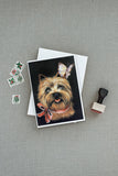 Cairn Terrier Butterfly Greeting Cards and Envelopes Pack of 8