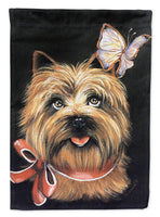 Buy this Cairn Terrier Butterfly Flag Garden Size PPP3047GF