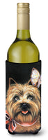 Buy this Cairn Terrier Butterfly Wine Bottle Hugger PPP3047LITERK