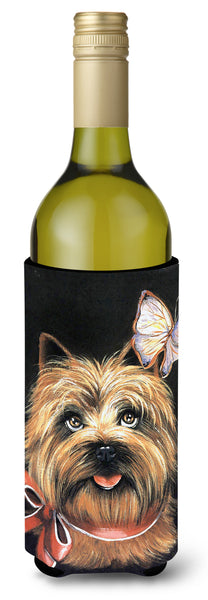 Buy this Cairn Terrier Butterfly Wine Bottle Hugger PPP3047LITERK