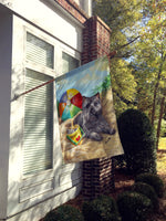 Cairn Terrier At the Beach Flag Canvas House Size PPP3048CHF