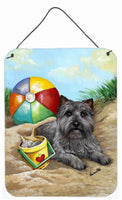 Buy this Cairn Terrier At the Beach Wall or Door Hanging Prints PPP3048DS1216