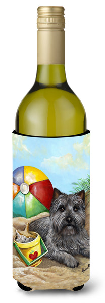 Buy this Cairn Terrier At the Beach Wine Bottle Hugger PPP3048LITERK