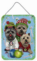 Buy this Cairn Terrier Christmas Elves Wall or Door Hanging Prints PPP3050DS1216