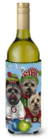 Buy this Cairn Terrier Christmas Elves Wine Bottle Hugger PPP3050LITERK