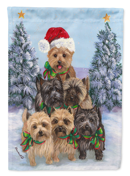 Buy this Cairn Terrier Christmas Family Tree Flag Canvas House Size PPP3051CHF