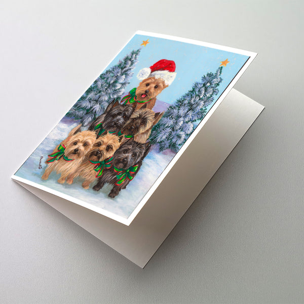 Buy this Cairn Terrier Christmas Family Tree Greeting Cards and Envelopes Pack of 8