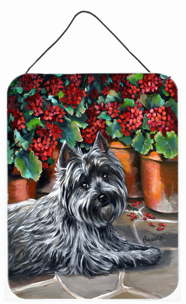 Buy this Cairn Terrier Geraniums Wall or Door Hanging Prints PPP3052DS1216