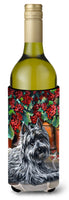 Buy this Cairn Terrier Geraniums Wine Bottle Hugger PPP3052LITERK