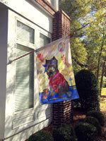 Cairn Terrier Hippie Dippie Flag Canvas House Size PPP3053CHF