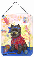Buy this Cairn Terrier Hippie Dippie Wall or Door Hanging Prints PPP3053DS1216