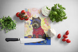 Cairn Terrier Hippie Dippie Glass Cutting Board Large PPP3053LCB